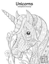 Unicorns Coloring Book For Grown-Ups 1