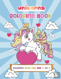 Bertrand.pt - Unicorns Coloring Book - For Kids Ages 4-8 - Big Book Of Unicorns