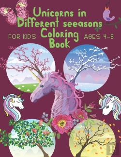 Bertrand.pt - Unicorns In Different Seasons Coloring Book