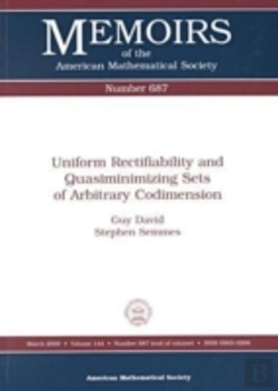 Bertrand.pt - Uniform Rectifiability And Quasiminimizing Sets Of Arbitrary Codimension