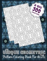 Unique Geometric Pattern Coloring Book For Adults (A Big 300 Pages Book)