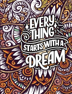 Bertrand.pt - Unique Inspirational Relaxing Quotes Coloring Mandala