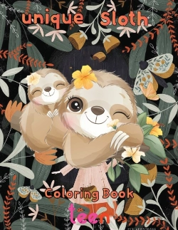 Bertrand.pt - Unique Sloth Coloring Book    Teen