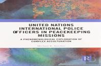 United Nations International Police Officers In Peacekeeping Missions