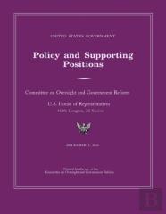 United States Government Policy And Supporting Positions 2012 (Plum Book). Large Format Desk Reference Edition.