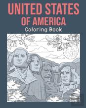United States Of America Coloring Book