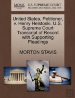 Bertrand.pt - United States, Petitioner, V. Henry Helstoski. U.S. Supreme Court Transcript Of Record With Supporting Pleadings