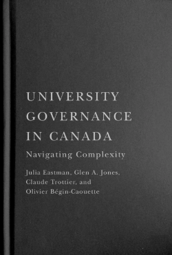 Bertrand.pt - University Governance In Canada