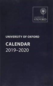 University Of Oxford Calendar 2019-2020