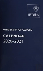 University Of Oxford Calendar 2020-2021