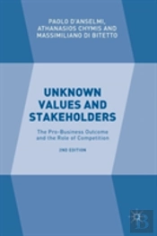 Unknown Values And Stakeholders
