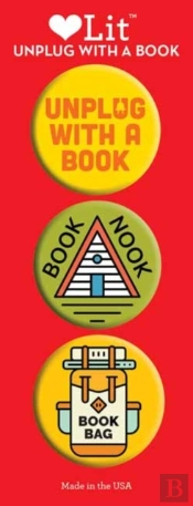 Unplug With A Book 3-Button Assortment