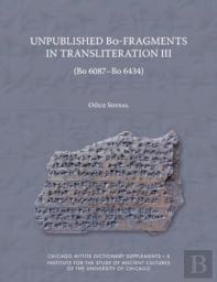 Unpublished Bo-Fragments In Transliteration Iii