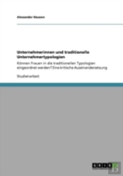 Bertrand.pt - Unternehmerinnen Und Traditionelle Unternehmertypologien