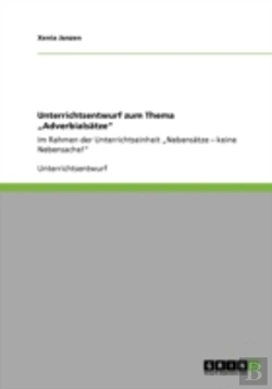 Bertrand.pt - Unterrichtsentwurf Zum Thema  Ã¢Â‚¬Å¾Adverbialsatze
