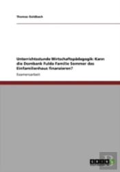 Unterrichtsstunde Wirtschaftspadagogik