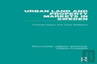 Urban Land And Property Markets In Sweden