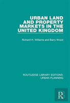 Urban Land And Property Markets In The United Kingdom
