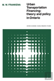 Urban Transportation Financing