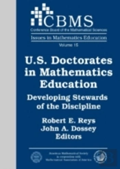 U.S. Doctorates In Mathematics Education