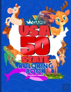 Bertrand.pt - Usa 50 States Coloring Book Volume 02 Animal