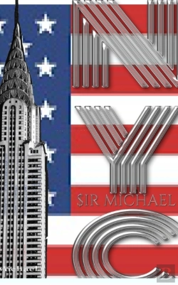 Bertrand.pt - Usa American Flag Iconic Chrysler Building New York City Sir Michael Huhn Artist Drawing Journal