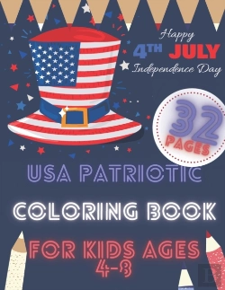 Bertrand.pt - Usa Patriotic Coloring Book For Kids Ages 4-8