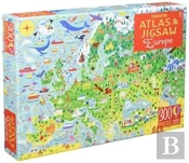 Usborne Atlas And Jigsaw Europe