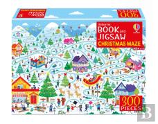 Usborne Book And Jigsaw Christmas Maze