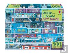 Usborne Book And Jigsaw Spy Maze