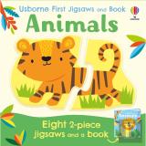 Usborne First Jigsaws And Book: Animals