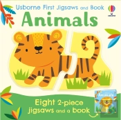 Usborne First Jigsaws And Book: Animals