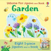 Usborne First Jigsaws And Book: Garden