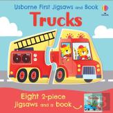 Usborne First Jigsaws And Book: Trucks