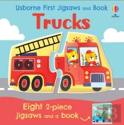 Usborne First Jigsaws And Book: Trucks