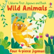 Usborne First Jigsaws And Book: Wild Animals