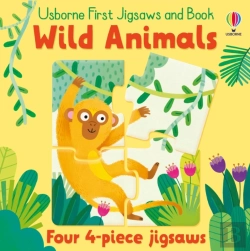 Bertrand.pt - Usborne First Jigsaws And Book: Wild Animals