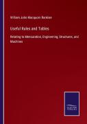 Useful Rules And Tables