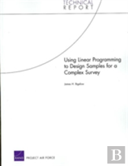Using Linear Programming To Design Samples For A Complex Survey