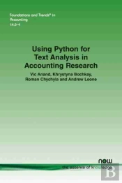 Using Python For Text Analysis In Accounting Research