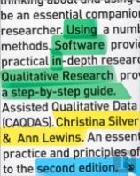 Using Software In Qualitative Research