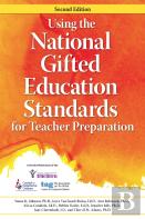Using The National Gifted Education Standards For Teacher Preparation