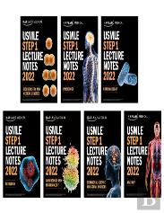 Usmle Step 1 Lecture Notes 2022: 7-Book Set