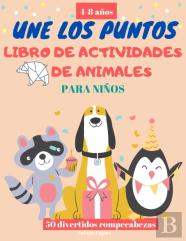 V2 Une Los Puntos Animales Libro De Actividades Para Ninos 4-8 Anos