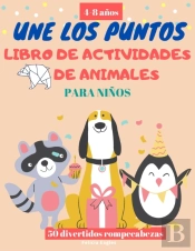 V2 Une Los Puntos Animales Libro De Actividades Para Ninos 4-8 Anos