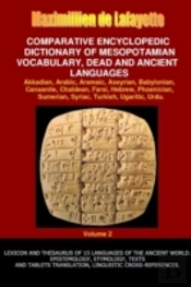 V2.Comparative Encyclopedic Dictionary Of Mesopotamian Vocabulary Dead & Ancient Languages