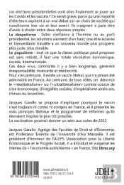 Vaccin Libéral : Contre Le Despotisme : Contre Le Populisme
