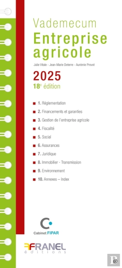 Bertrand.pt - Vademecum De L'Entreprise Agricole (Édition 2025)