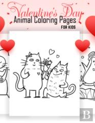Valentine'S Day Animal Coloring Pages For Kids