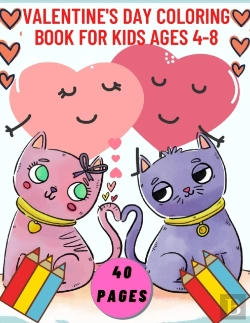 Bertrand.pt - Valentine'S Day Coloring Book For Kids Ages 4-8